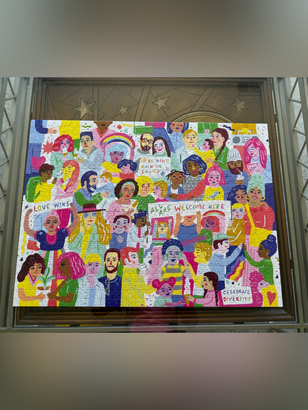 All Are Welcome Here 1000 Piece Puzzle - Picture 4 of 4